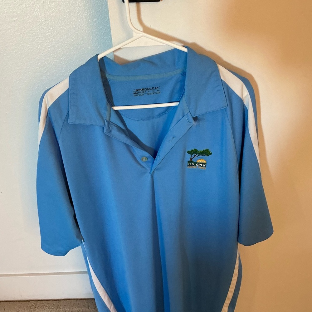 Nike U.S. Open Blue Polo Shirt